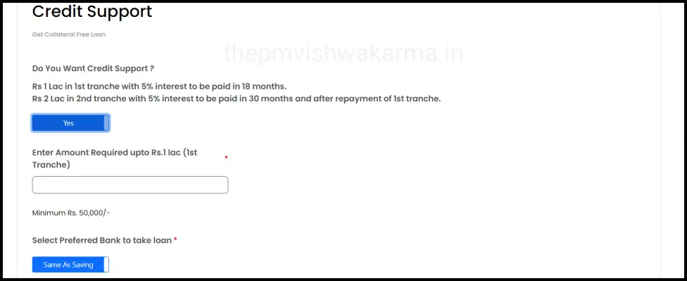 PM Vishwakarma Registration
