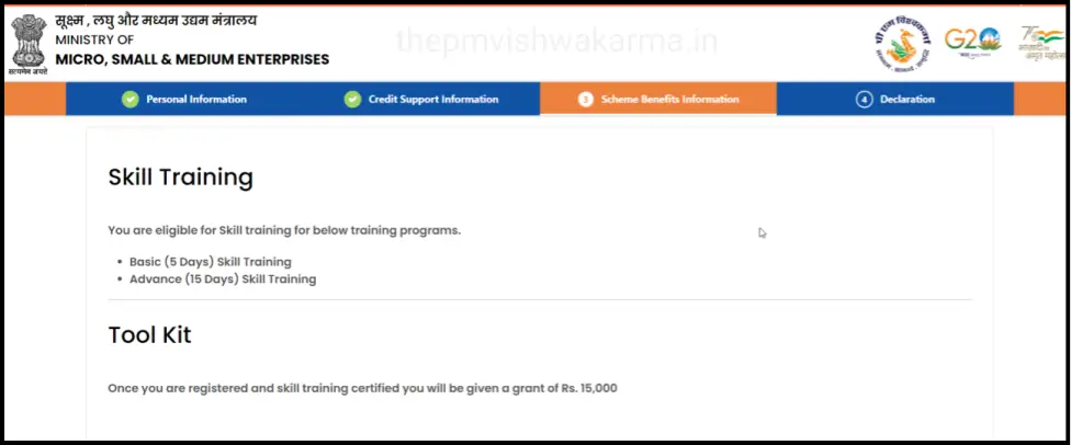 PM Vishwakarma Registration