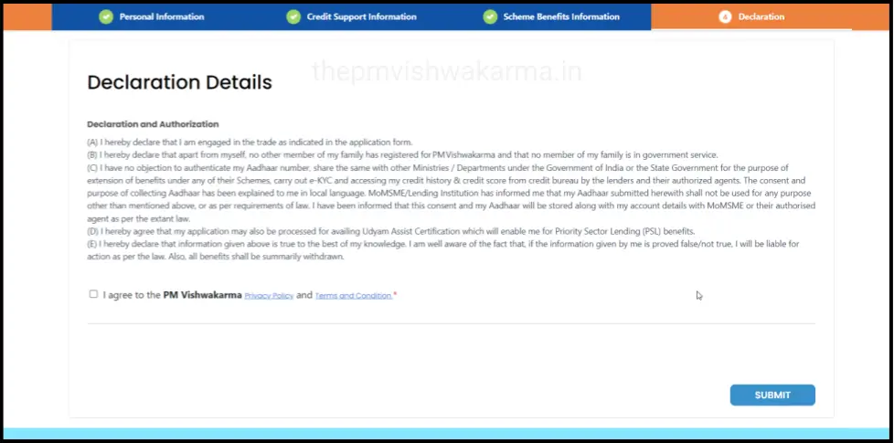 PM Vishwakarma Registration