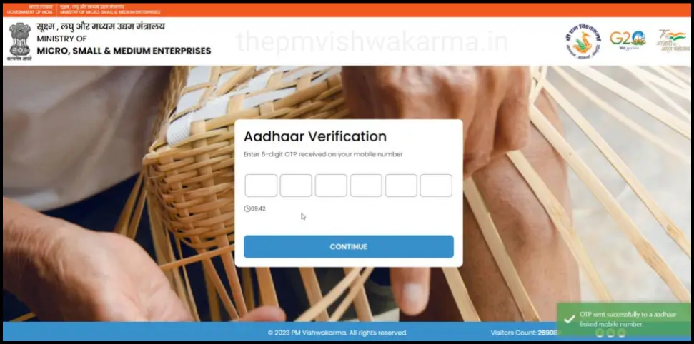 PM Vishwakarma Registration