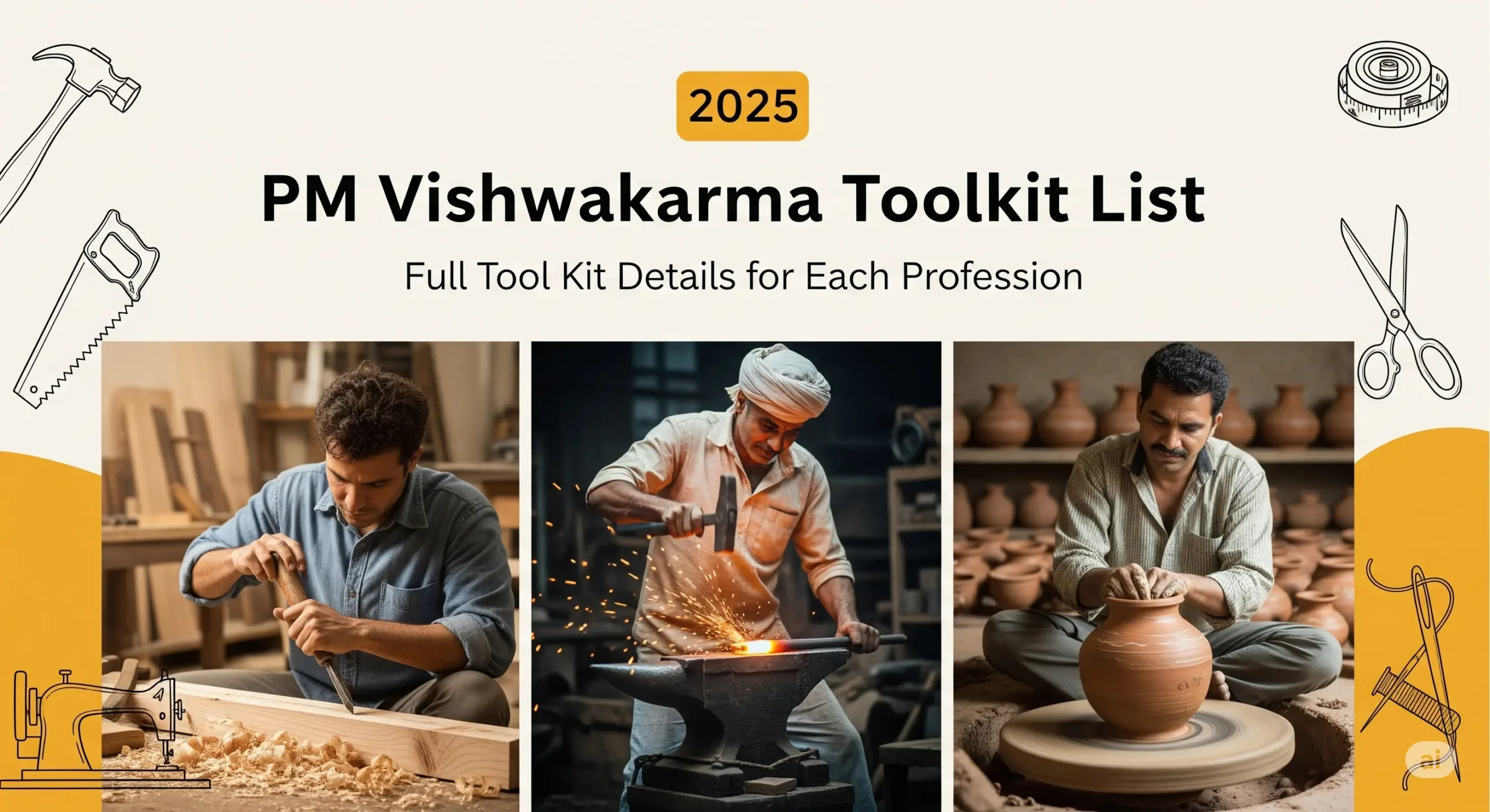 PM Vishwakarma Toolkit List